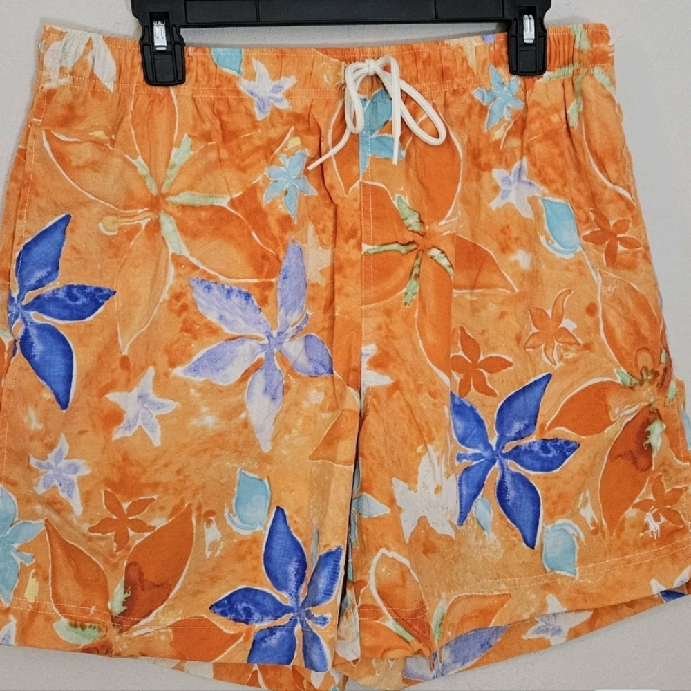 Polo Ralph Lauren Floral Orange Swim Shorts